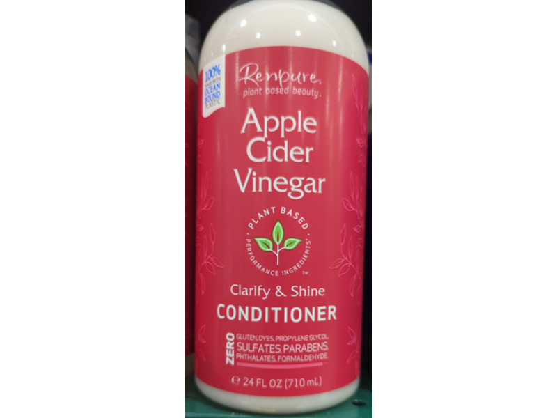 Renpure Clarify & Shine Conditioner, Apple Cider & Vinegar, 24 fl oz/710 mL