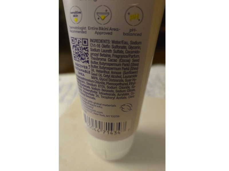 eos Body Wash, Vanilla Cashmere, 2.5 fl oz/74 mL