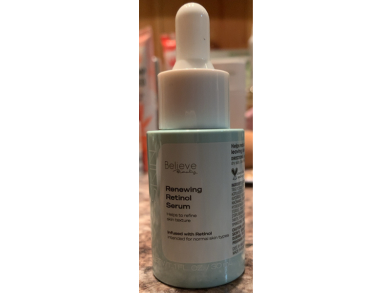 Believe Beauty Renewing Retinol Serum, Retinol, 1 fl oz/30 mL