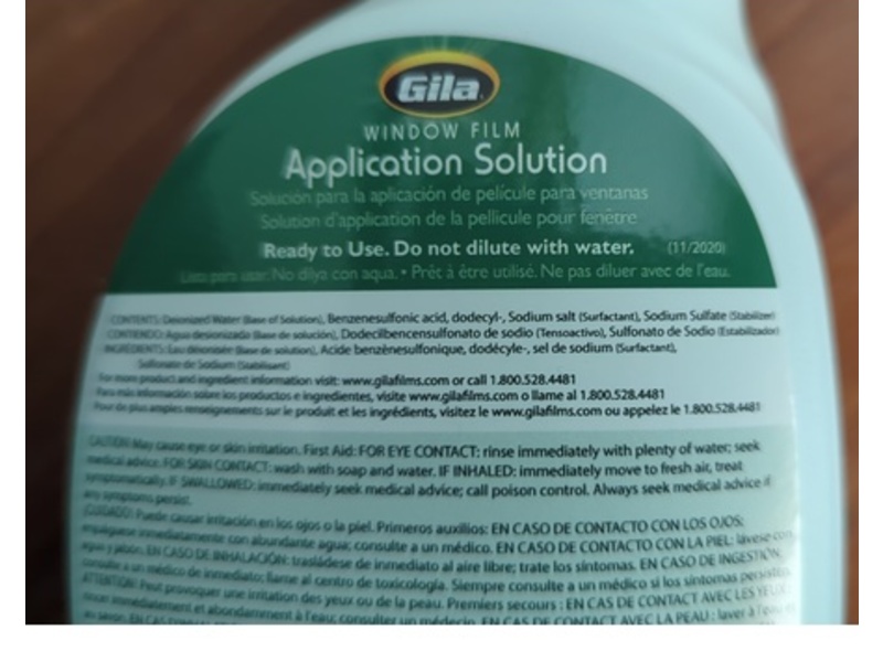 Gila Window Film Application Solution, 16 fl oz/473 mL