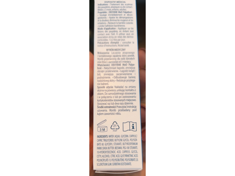 Ducray Dexyane MeD Palpebral, 0.5 fl oz/15 mL