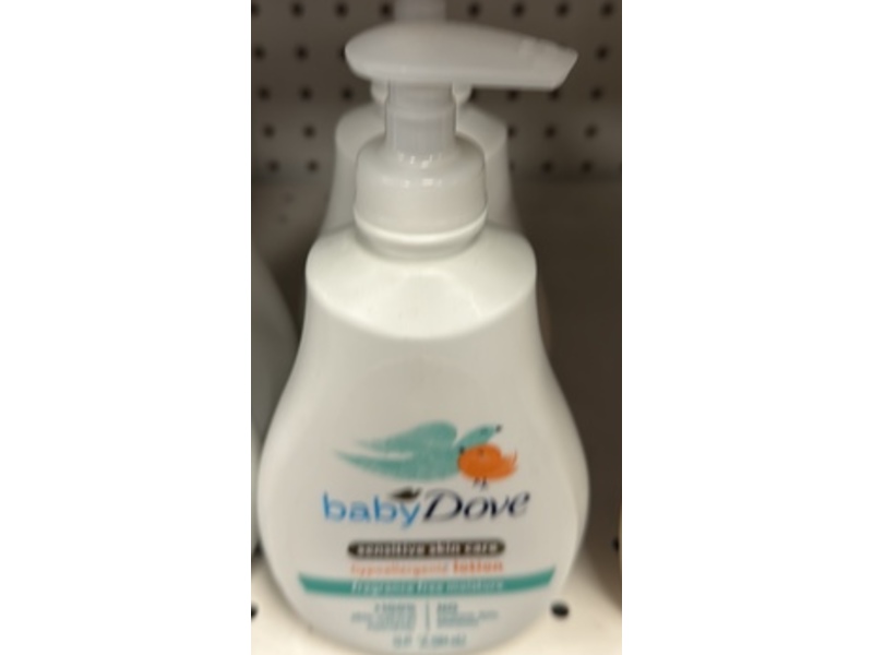 Dove Sensitive Skin Care Hypoallergenic Lotion, Fragrance Free, 13 fl oz/384 mL
