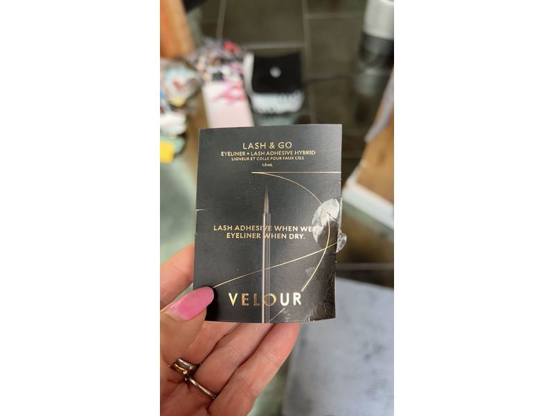 Lash & Go Eyeliner + Lash Adhesive Hybrid - Velour 3.5 mL Black