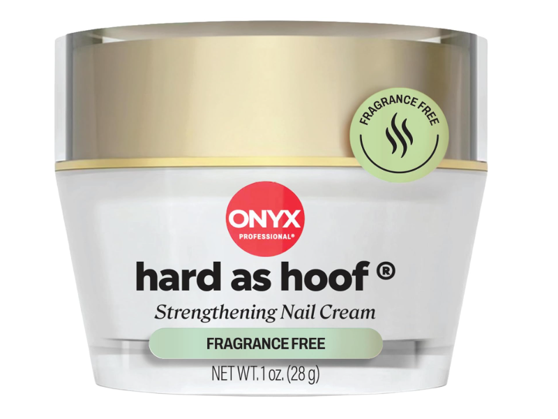 Onyx Professional Hard As Hoof Strengthening Nail Cream, Fragrance Free, 1 oz/28 g