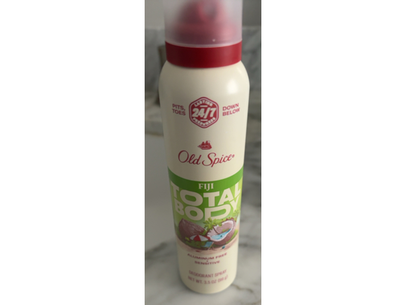 Old Spice Total Body Deodorant Spray, Fiji, 3.5 oz/99 g