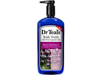 Dr Teal's Body Wash, Black Elderberry, 24 fl oz / 710 mL - Image 2