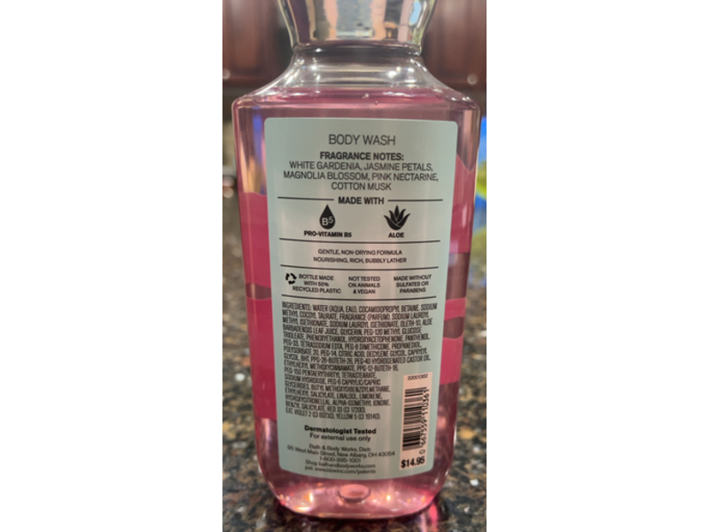 Bath & Body Works Body Wash, Hello Beautiful, 10 fl oz/295 mL