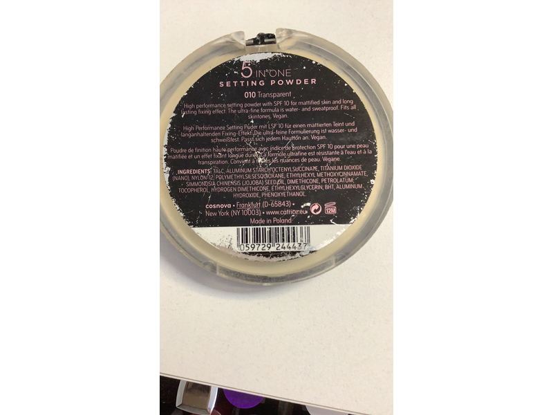 Catrice Cosmetics Setting Powder, SPF 10, 0.31 oz/9 g
