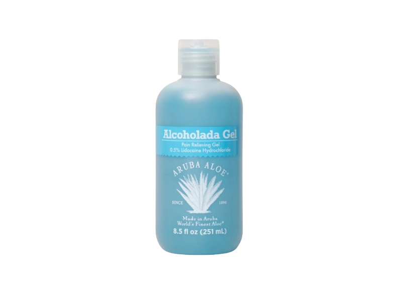 Aruba Aloe Alcoholada Pain Relieving Gel, 0.5% Lidocaine Hydrochloride, 8.5 fl oz/251 mL
