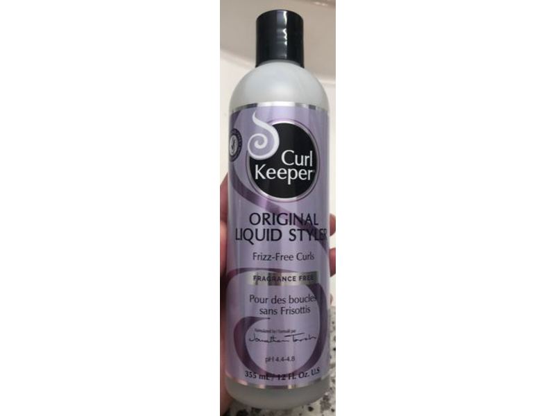 Curl Keeper Original Liquid Styler, Fragrance Free, 12 fl oz/355 mL