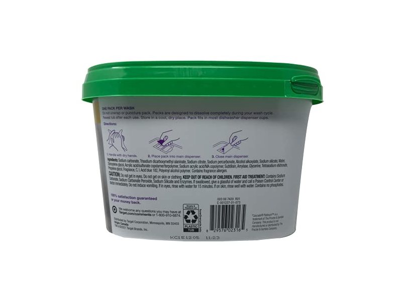 Up & Up Ultimate Dishwasher Packs, Fresh Scent, 22.8 oz/648 g, 36 Packs