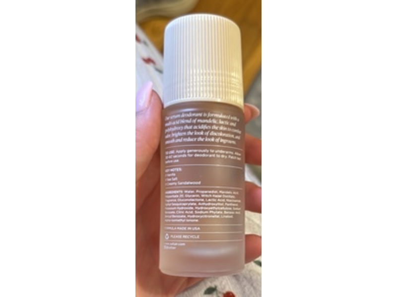 Saltair 5% AHA Serum Deodorant, Salt Water Vanilla, 1.70 fl oz/50 mL, 2 Pack