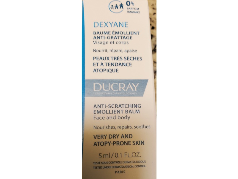 Ducray Anti-Scratching Emollient Balm, 0.1 fl oz/5 mL