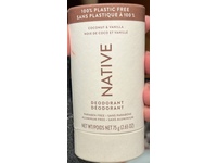 Native Deodorant, Coconut & Vanilla, 2.65 oz/75 g. - thumbnail 2