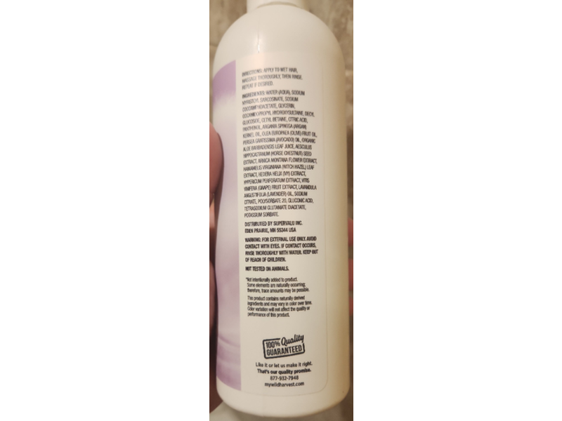 Wild Harvest Shampoo, Lavender, 16 fl oz/473 mL
