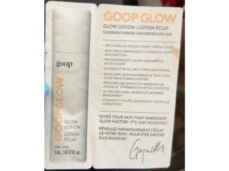 Goop Beauty Goop Glow Lotion, 0.17 fl oz/5 mL