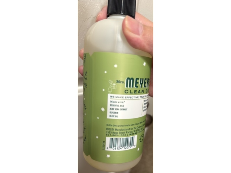 Mrs. Meyer's Clean Day Hand Soap, Iowa Pine Scent, 16 fl oz/473 mL