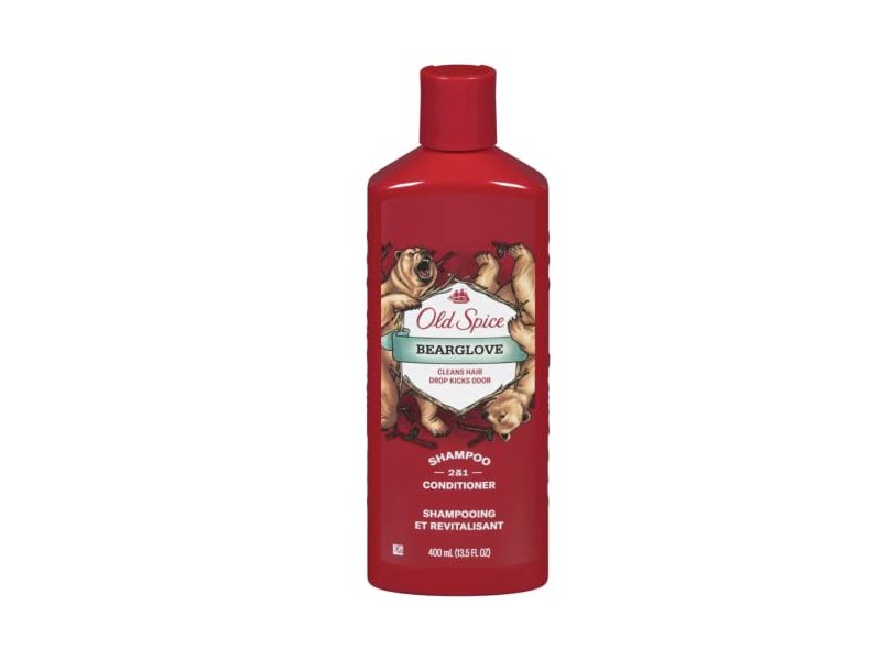 Old Spice 2-In-1 Shampoo Conditioner, Bearglove, 13.5 fl oz/400 mL