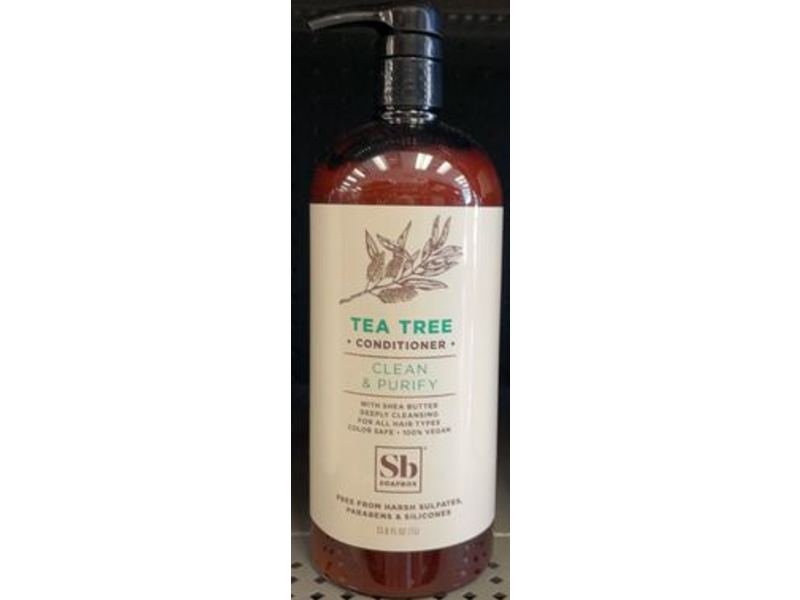 Soapbox Tea Tree Conditioner, Clean & Purify, 33.8 fl oz/1 L