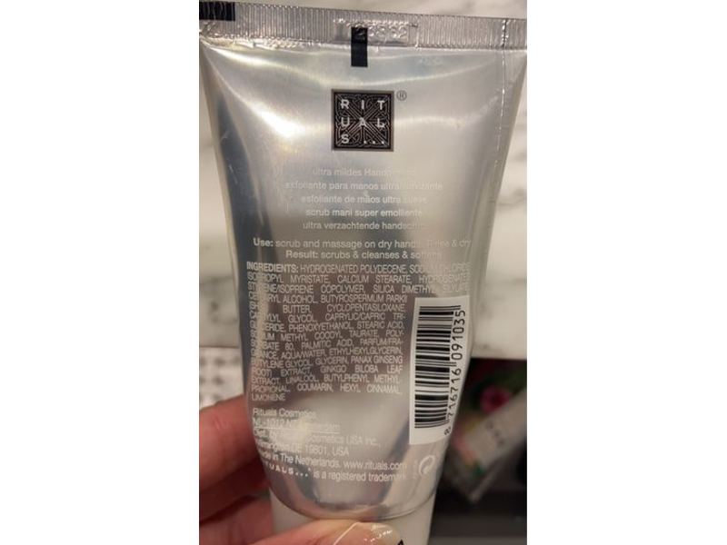 Rituals Miracle, Ultra Softening Hand Scrub, 2.5 fl oz/75 ml