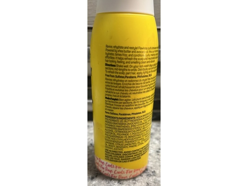 Marc Anthony Strictly Curls Hydrate & Restyle Curl Refresher, 6.4 fl oz/189 mL