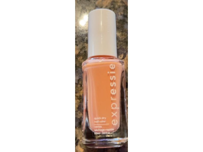 Essie Expressie, Quick-Dry Nail Color, Pastel Peach, 33 fl oz/10 mL