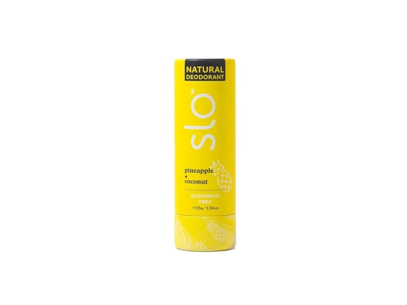 Slo Natural Deodorant, Pineapple + Coconut, 1.94 oz/55 g