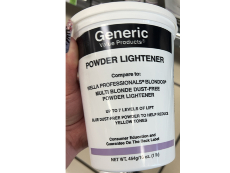 Generic Value Products Multi Blonde Dust-Free Powder Lightener, 16 oz/454 g