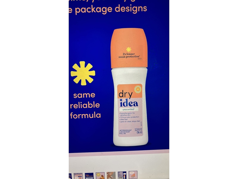 Dry Idea Antiperspirant & Deodorant, 3.25 fl oz/96 mL