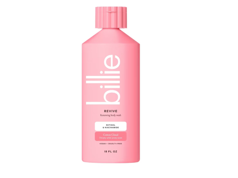 Billie Reviving+Renewing Body Wash, Retinol & Niacinamide, Revive, 18 fl oz