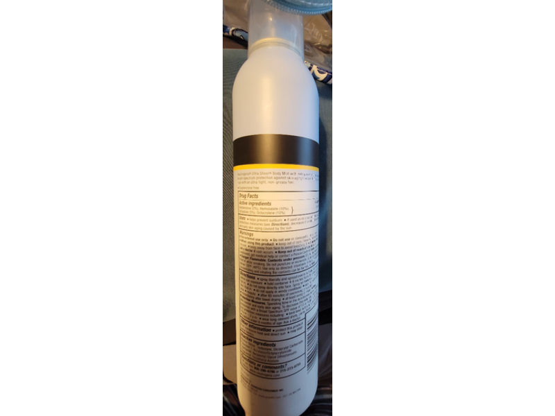 Neutrogena Ultra Sheer Sunscreen Body Mist, SPF 45, 8 oz/220 g