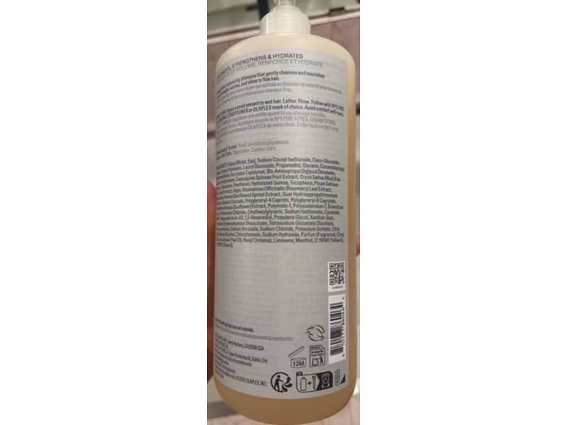 Olaplex N°.4 Fine Volumizing Shampoo, 33.8 fl oz/1 L