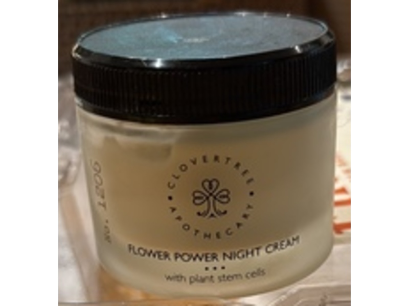 CloverTree Apothecary Flower Power Night Cream, 2 oz/59 mL