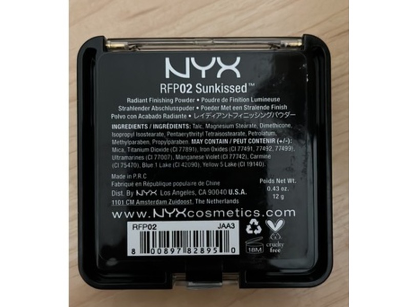 Nyx Professional Makeup Radiant Finishing Powder, 02 Sunkissed, 0.43 oz/12 g