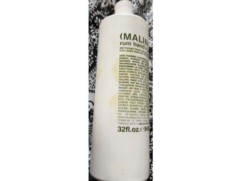 Malin+Goetz Rum Hand+Body Wash, 32 fl oz/945 mL