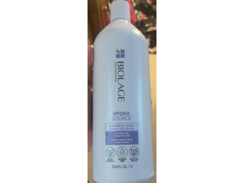 Biolage Hydra Source Detangling Solution, 33.8 fl oz/1 L