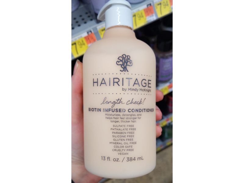 Hairitage Biotin Infused Conditioner, Length Check, 13 fl oz/384 mL