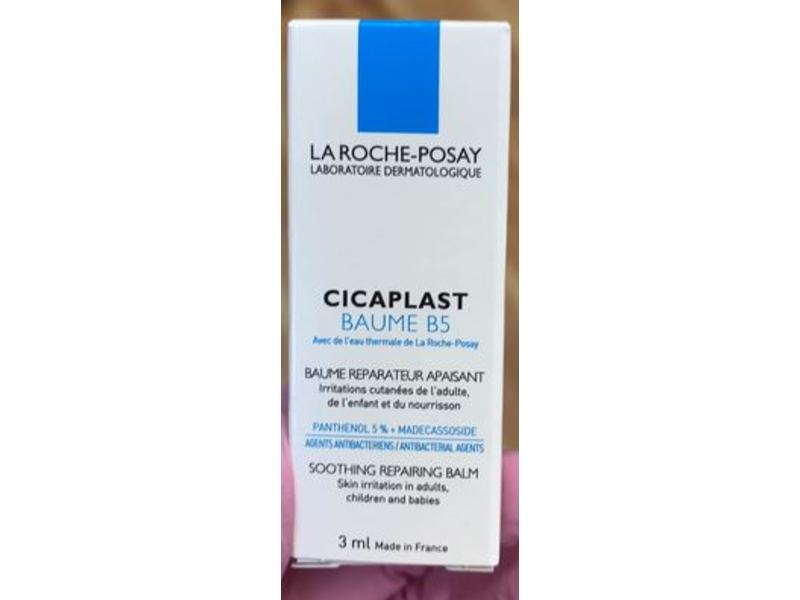 La Roche-Posay Soothing Repairing Balm, Cicaplast Baume B5, 3 mL
