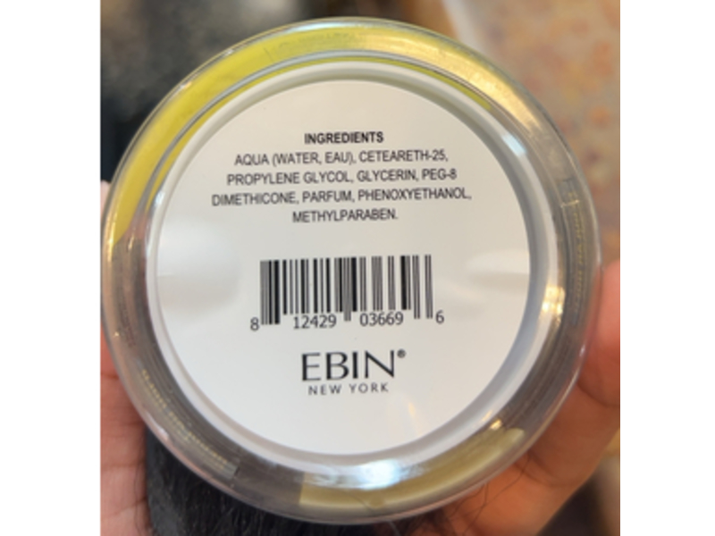 Ebin New York Lock'n Pomade Braid Gel, Regular Hold, 3.53 fl oz/100 mL