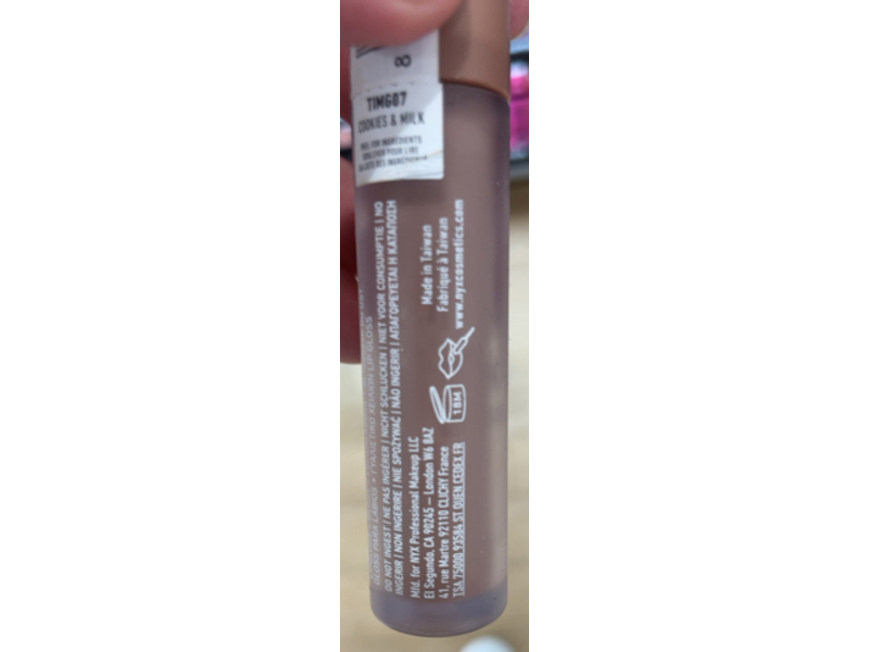 Nyx Professional Cosmetics This Is Milky Lip Gloss, Cookies & Milk, 0.13 fl oz/4 mL