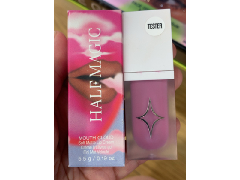 Half Magic Mouth Cloud Soft Matte Lip Cream, Angel Rave, 0.19 oz/5.5 g
