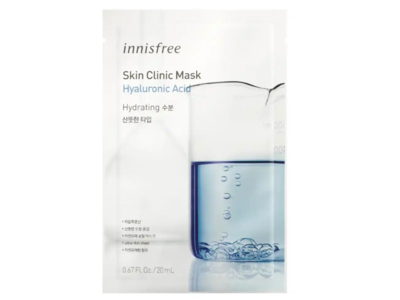 Innisfree Skin Solution Mask, Hyaluronic Acid, 0.67 fl oz/20 mL