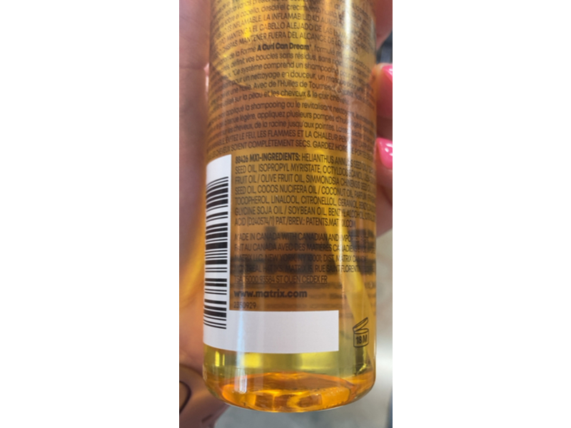 Matrix A Curl Can Dream Hair & Scalp Oil, 4.4 fl oz/131 mL