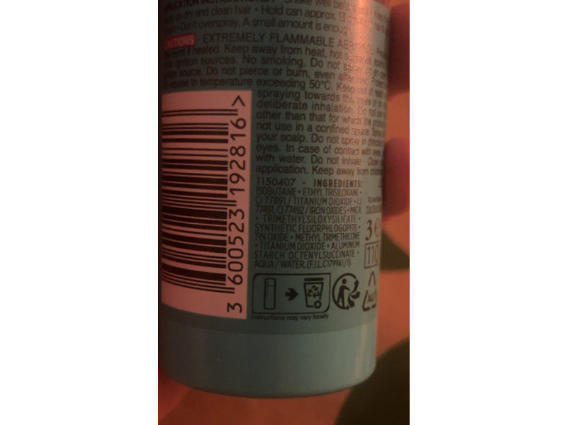 L'oreal Paris Mega Retouch Temporary Shampoo Hair Color, Light Brown, 20 oz/50 g