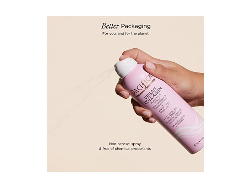 Pacifica Beauty Collagen Body Milk Spray, 6 fl oz/177 mL