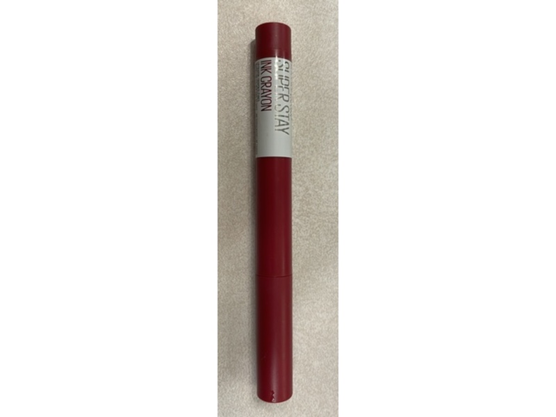 Maybelline Super Stay Ink Crayon Matte Lipstick,130 Pave The Road, 0.04 oz/12 g
