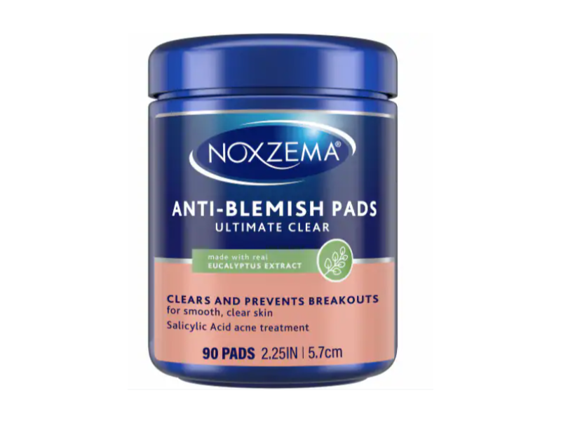 Noxzema Anti-Blemish Pads, Eucalyptus Extract, 90 Pads, Pack Of 2