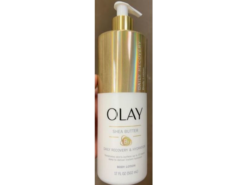 Olay Daily Recovery Body Lotion, Shea Butter, 17 fl oz/502 mL
