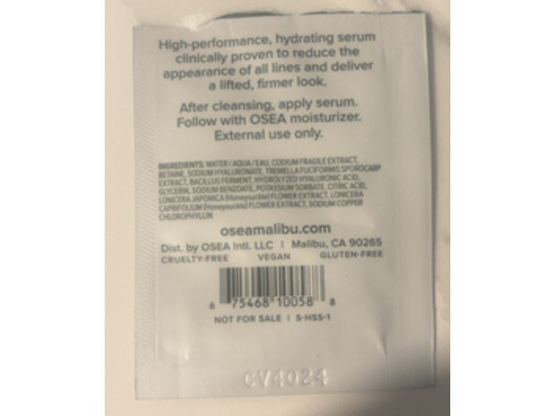 Osea Hyaluronic Sea Serum, 0.06 fl oz/2 mL