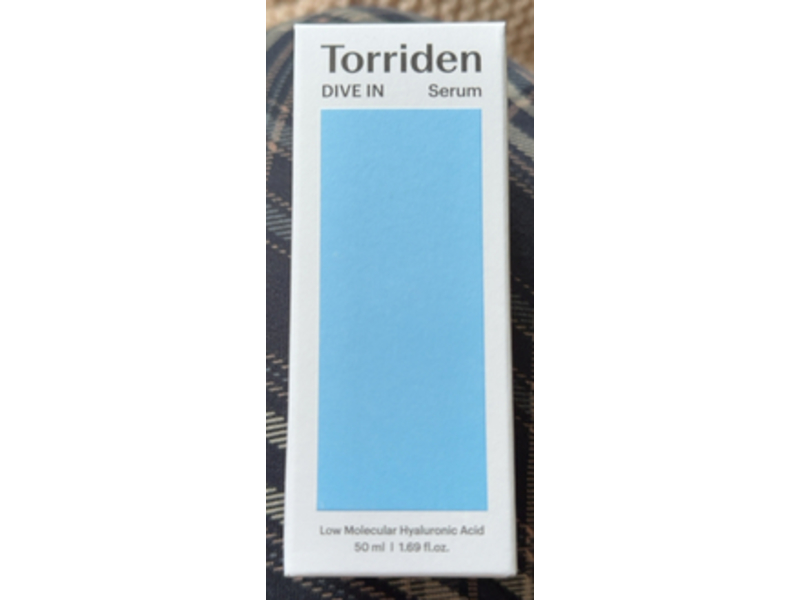 Torriden Dive In Serum Low Molecular Hyaluronic Acid, 1.69 fl oz/50 mL